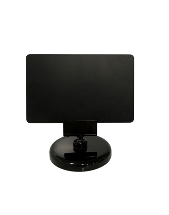 Табелка PVC черна 85Х54мм