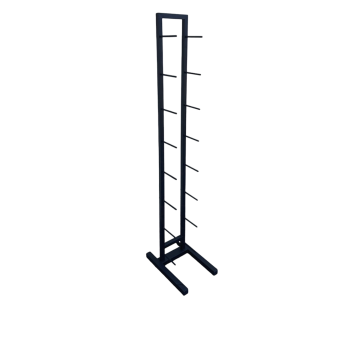 Щендер за обувки – 8 нива, черен мат, 250 × 350 × H1375 мм