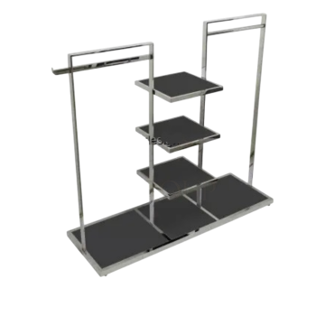 Щендер с черен МДФ и бастун, L1500 × 500 × H1420 мм (L1600)