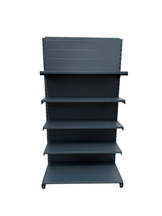 Крайстенен стелаж с плътен гръб Н1700 мм Eco Line