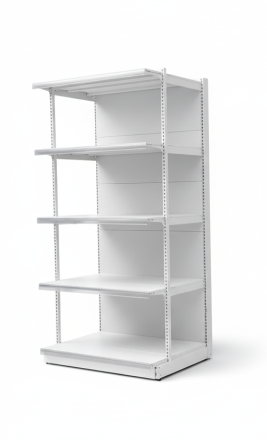 Крайстенен стелаж за алкохол с плътен гръб