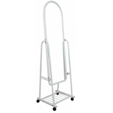 Огледало подвижно със стойка, бяло