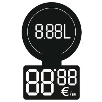 Етикет за бутилки с ЕВРО големи 100 бр.
