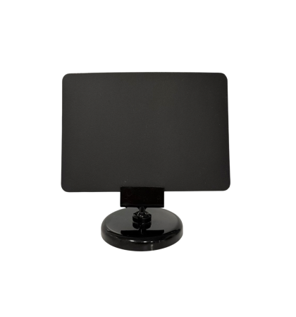 Табелка PVC черна А7, 75Х105мм