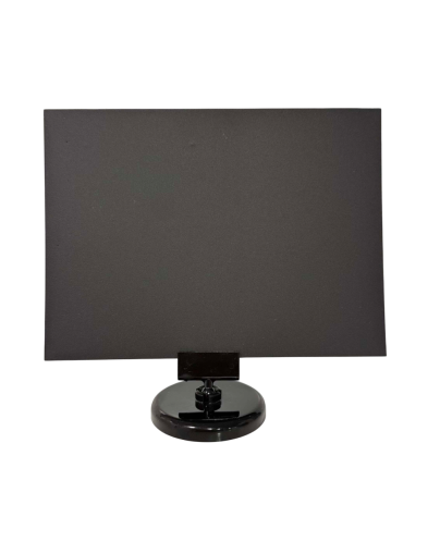 Табелка PVC черна А6, 105Х148мм