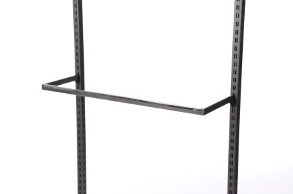 П-образна тръба за рондо и колона с лайсна L1000 мм черен мат