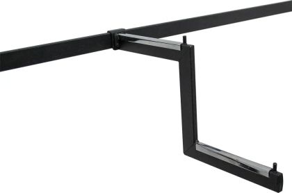 Бастун-стълба за предна тръба, черен мат