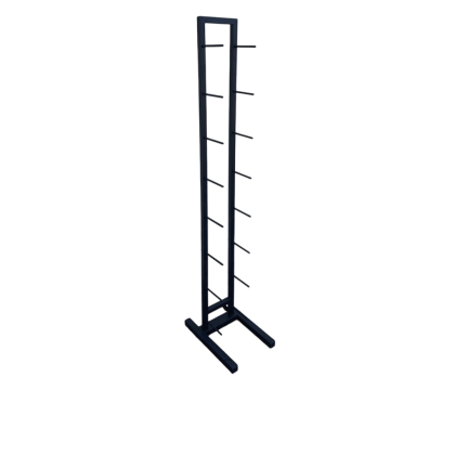 Щендер за обувки – 8 нива, черен мат, 250 × 350 × H1375 мм