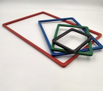 Рамка А5 (148х210 мм) прозрачна с прозрачен джоб