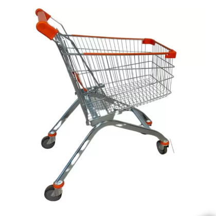 Метална количка 100 л с детска седалка