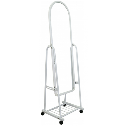 Огледало подвижно със стойка, бяло