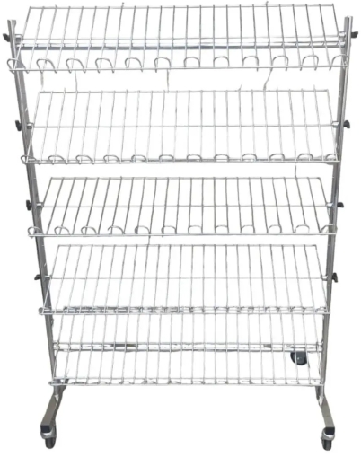 Щендер за обувки 5 етажа, хром