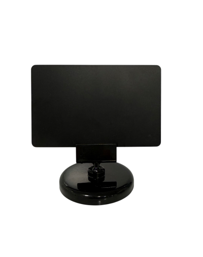 Табелка PVC черна 85Х54мм