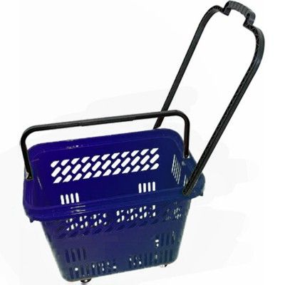 Кошница за пазаруване на колела 54 Л. синя