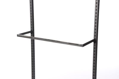 П-образна тръба за рондо и колона без лайсна 1000 мм черен мат