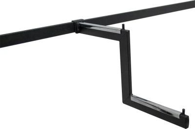 Бастун-стълба за предна тръба, черен мат