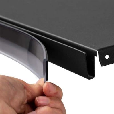 Ценови профил за метален рафт с магнит 40 × 1000 мм