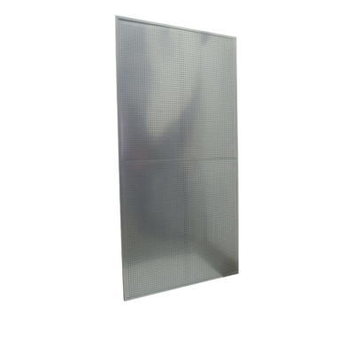 Перфорирано стенд пано с рамка, графитено, 520×1500 мм