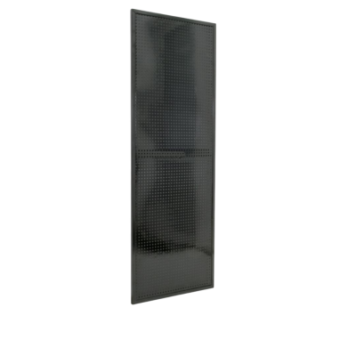 Перфорирано стенд пано с рамка, черно, 1000×2000 мм