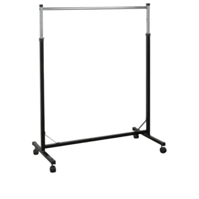 Единичен щендер с регулация, черен, 1250×500×H1350–1700 мм