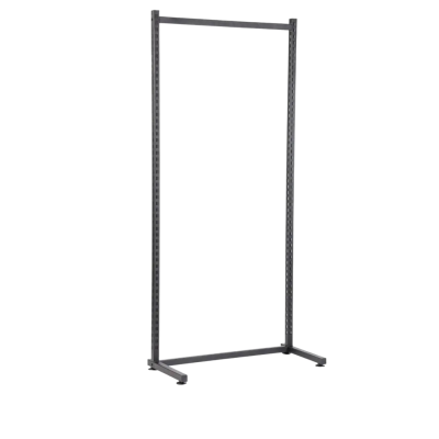 Щендер ПРО черен с L-крак, 1045×510×H2265 мм
