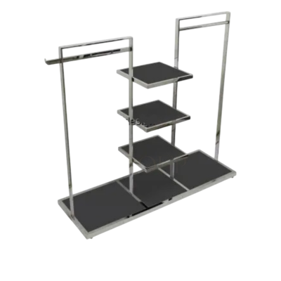 Щендер с черен МДФ и бастун, L1500 × 500 × H1420 мм (L1600)