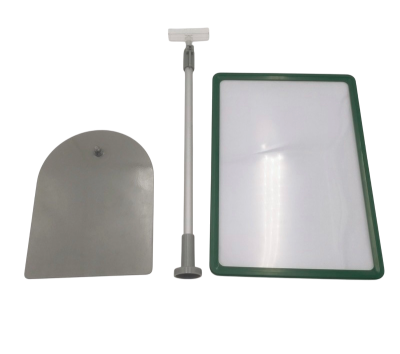 Комплект рамка А4 с прозрачен джоб и стойка