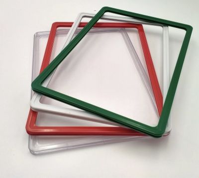 Рамка А4 прозрачна (297х210 мм) с прозрачен джоб