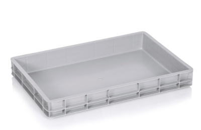 Пластмасова каса 600 × 400 × 75 мм за тесто и пици 