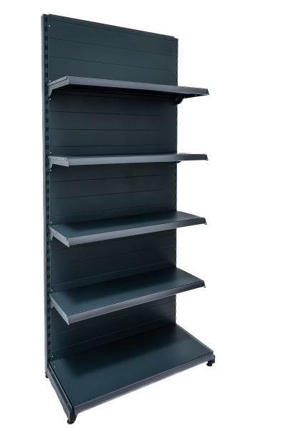 Крайстенен стелаж с плътен гръб Н2000 мм Eco Line