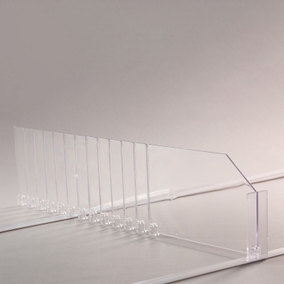 Разделител на стока, H 12 см, L 185–485 мм