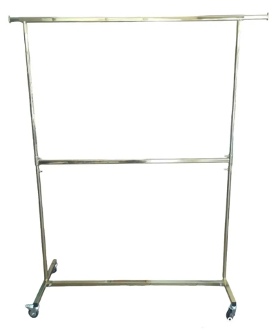 Двоен сгъваем щендер, златен L1500–2100×550×H1500–2200 мм