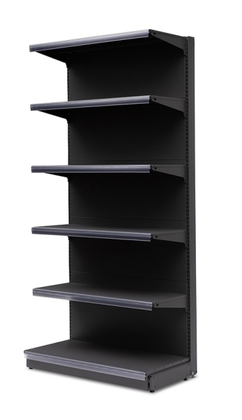 Крайстенен стелаж с плътен гръб Max Line