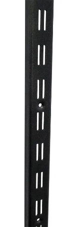 Профил за стена с тесни отвори Н2000 мм, черен мат, дебелина 1,5 мм