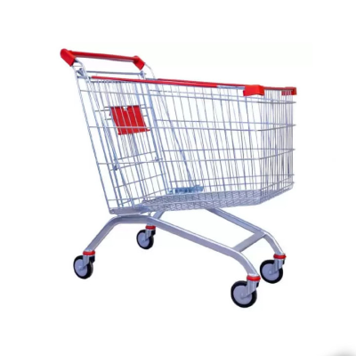 Метална количка 180 л с детска седалка