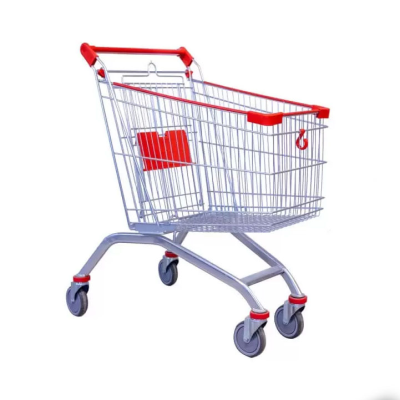 Метална количка 125 л с детска седалка