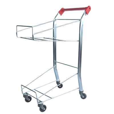 Стойка за кошници двойна с колела