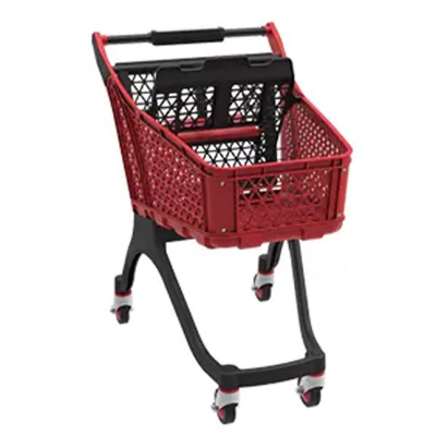 Пластмасова количка 100 л с детска седалка 