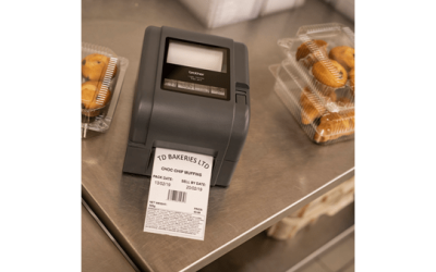 Tермо-трансферен етикетен принтер Brother TD-4420TNZ1