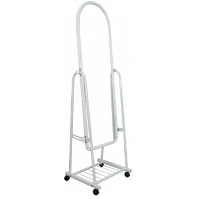 Огледало подвижно със стойка, бяло