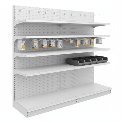 Крайстенен стелаж с перфориран гръб